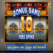 gerador do jogo do bicho